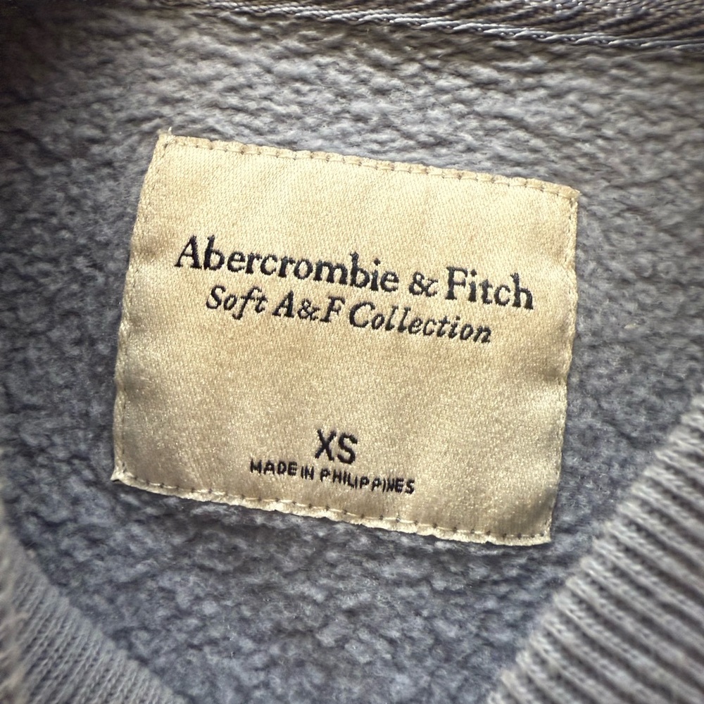 Abercrombie & Fitch Gray Gold Oversized Sweatshirt - Picture 3 of 4